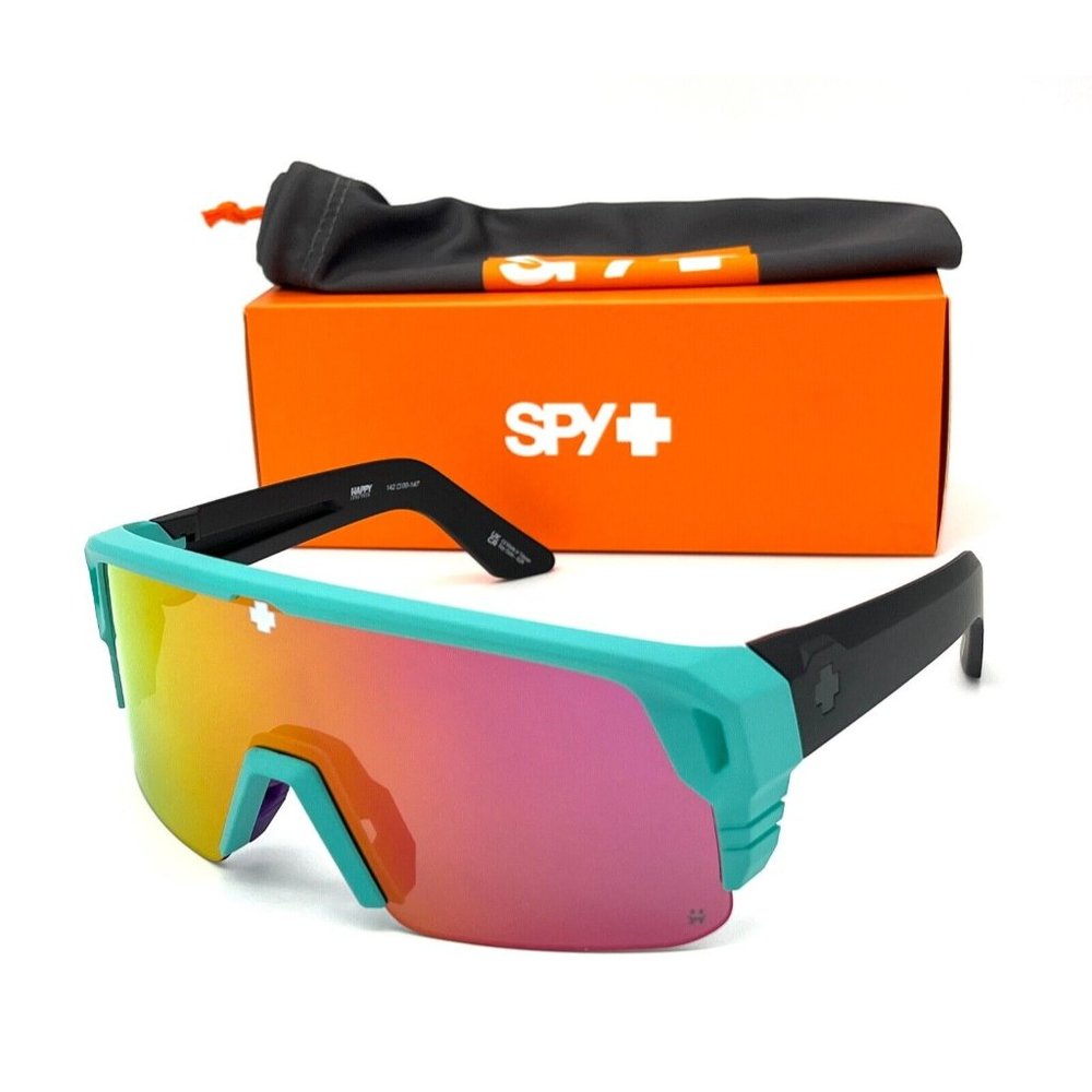 SPY MONOLITH 5050 Matte Teal  / Happy Gray Green Pink  142mm Sunglasses